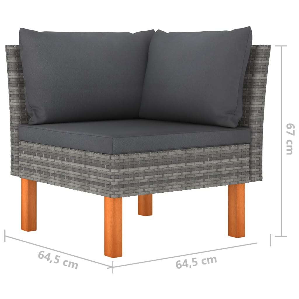 Garden Sofa Grey