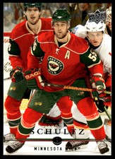 2008-09 Upper Deck #104 Nick Schultz Minnesota Wild Hockey Card