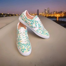 Zapatos Converse All Star Breakpoint Ox Talla 10 Mujer Menta/Vapor/Rosa/Blanco Estampados