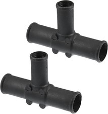 2 Pcs Heater Hose Tee Connector for Land Cruiser 1992-2007 for Sequoia 2001-2007