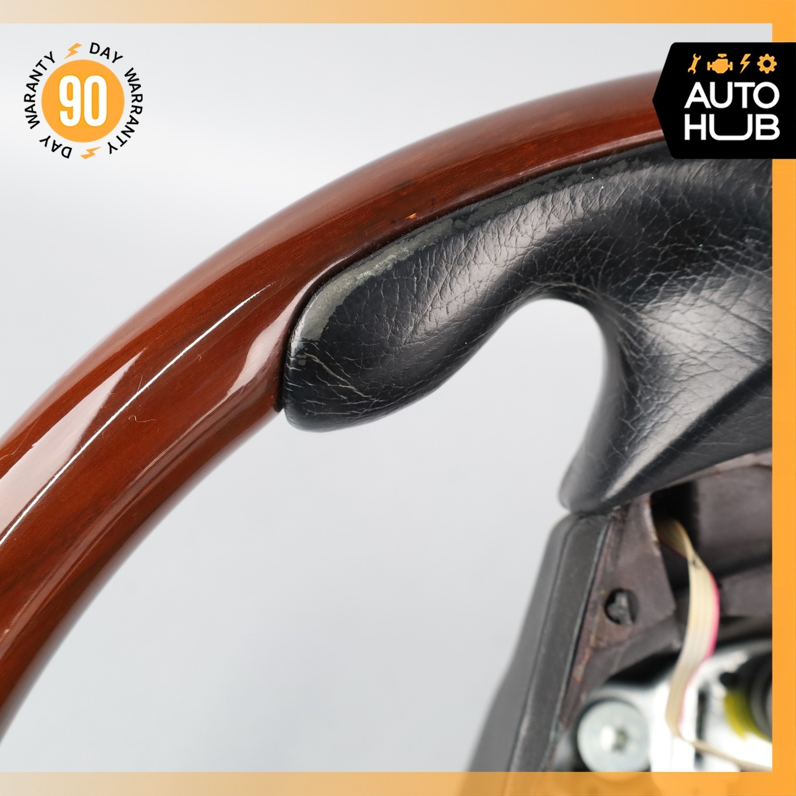 08-19 Maserati GranTurismo M145 Steering Wheel Rosewood Black OEM
