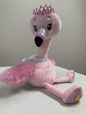Cuddle Barn Fiona Pink Flamingo Animated Stuffed Animal Plush Toy Moves/Sings