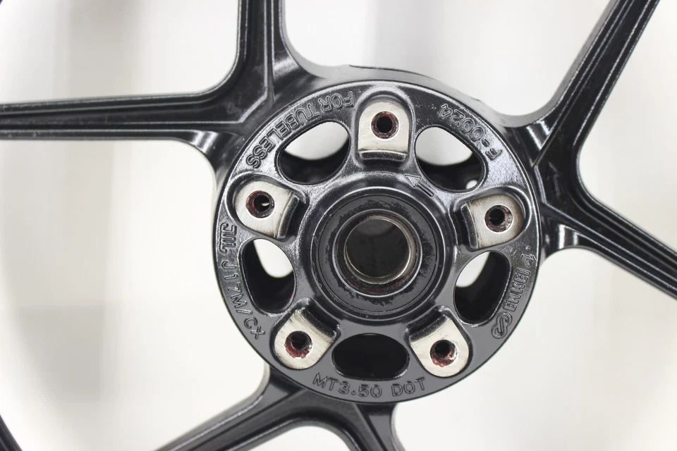 Kawasaki Ninja ZX6R ZX600P 2007 OEM llanta delantera recta  Foto 2 de 4