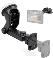 Suction Cup Mount for CarPlay Display, Backup Camera Monitor, Extended Arm with