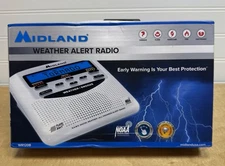 Midland WR120B Programmable NOAA Weather Alert Radio Emergency Alert AM/FM New