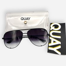 QUAY High Key Mini 1212 Sunglasses Black Gray Lens Frames Only READ
