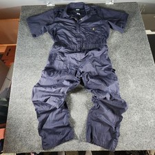 Key Imperial Navy Zip-Up Coveralls Mens Large Regular Work Wear Mechanic EUC