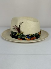 Genuine Panama Hat XL 7 1/2-7 5/8 Woven in Ecuador Classic Summer Style
