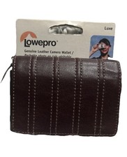 Lowepro Small Brown Lesther Digital Camera Bag Case NWT Strap Compact Travel