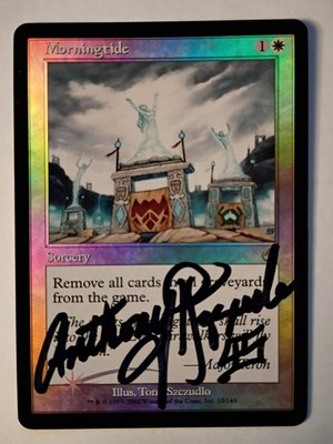 Magic The Gathering - 1x Signed Foil Morningtide (mtg) Torment