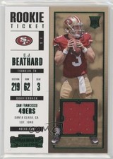 2017 Panini Contenders Rookie Ticket Swatches CJ Beathard #SW-7 1n0