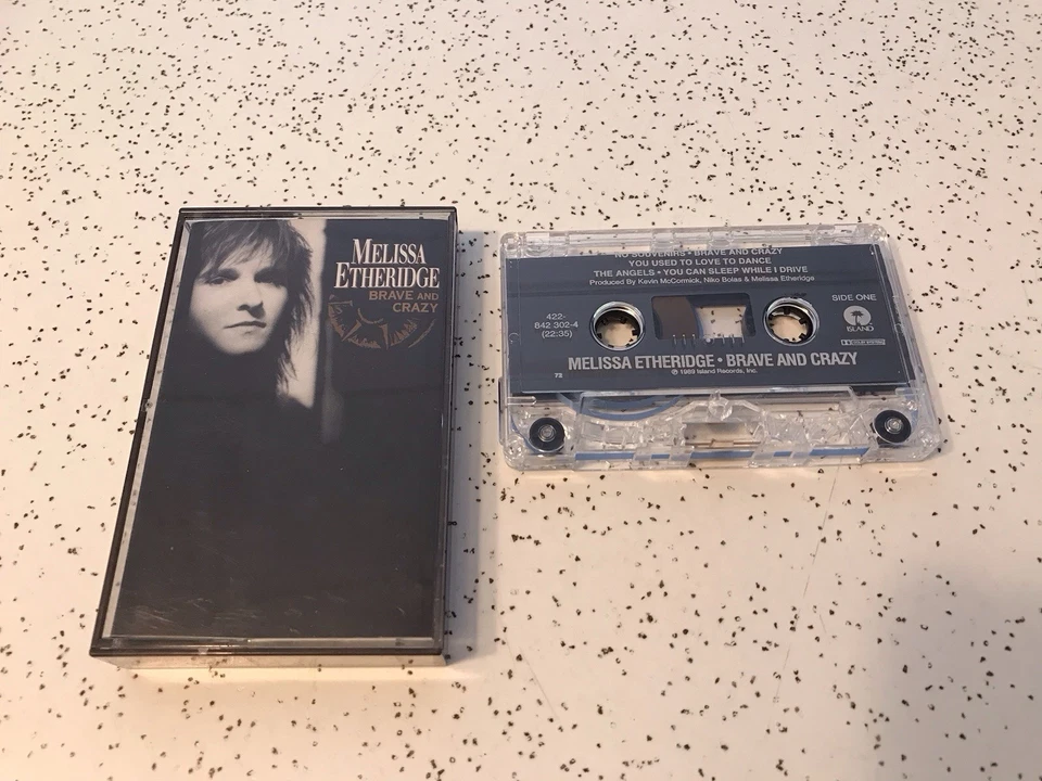 Melissa Etheridge  Cassette  Brave And Crazy  1989  Island Record  VG Condition - Image 4 of 4
