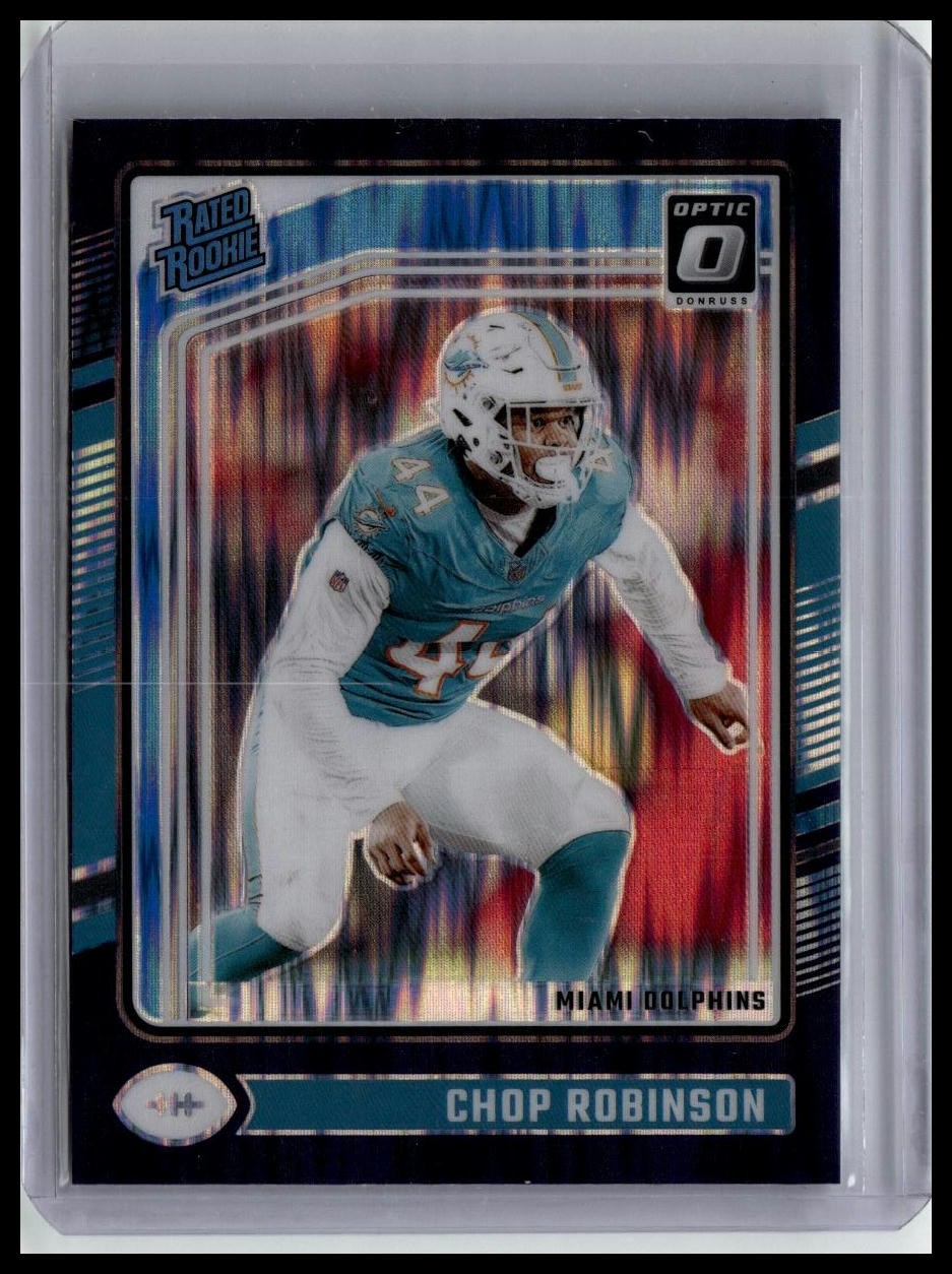 2024 Donruss Optic #219 Chop Robinson Purple Shock