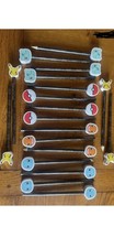 Lot 19 Crayons Couleurs Et Gommes Pokémon 