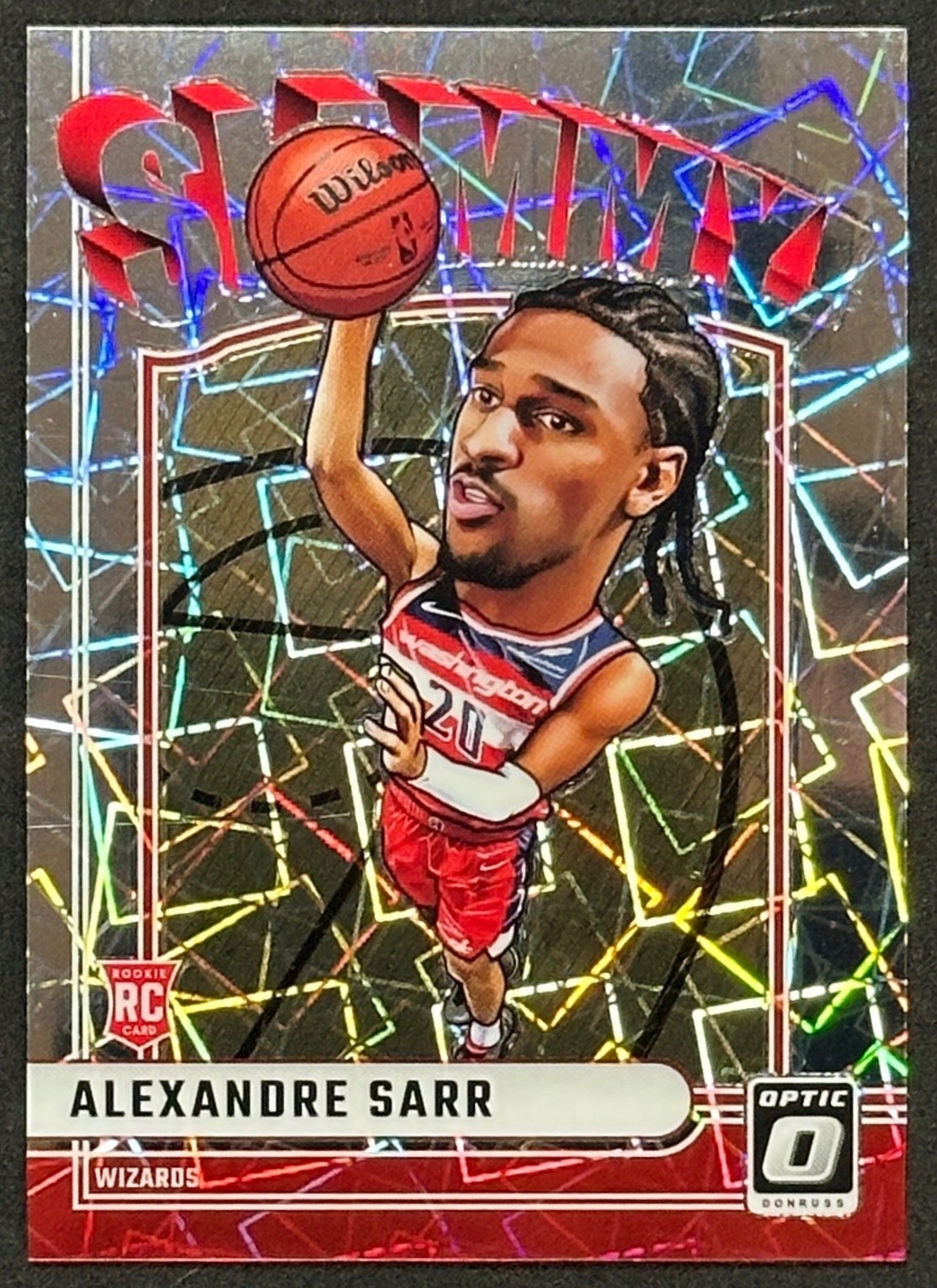 2024-25 Panini Donruss Optic Basketball Alexandre Sarr Slammy! #13 Wizards