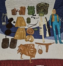 Vintage 1965 MARX Jane West 12  Doll with Accessories Best of the West Series