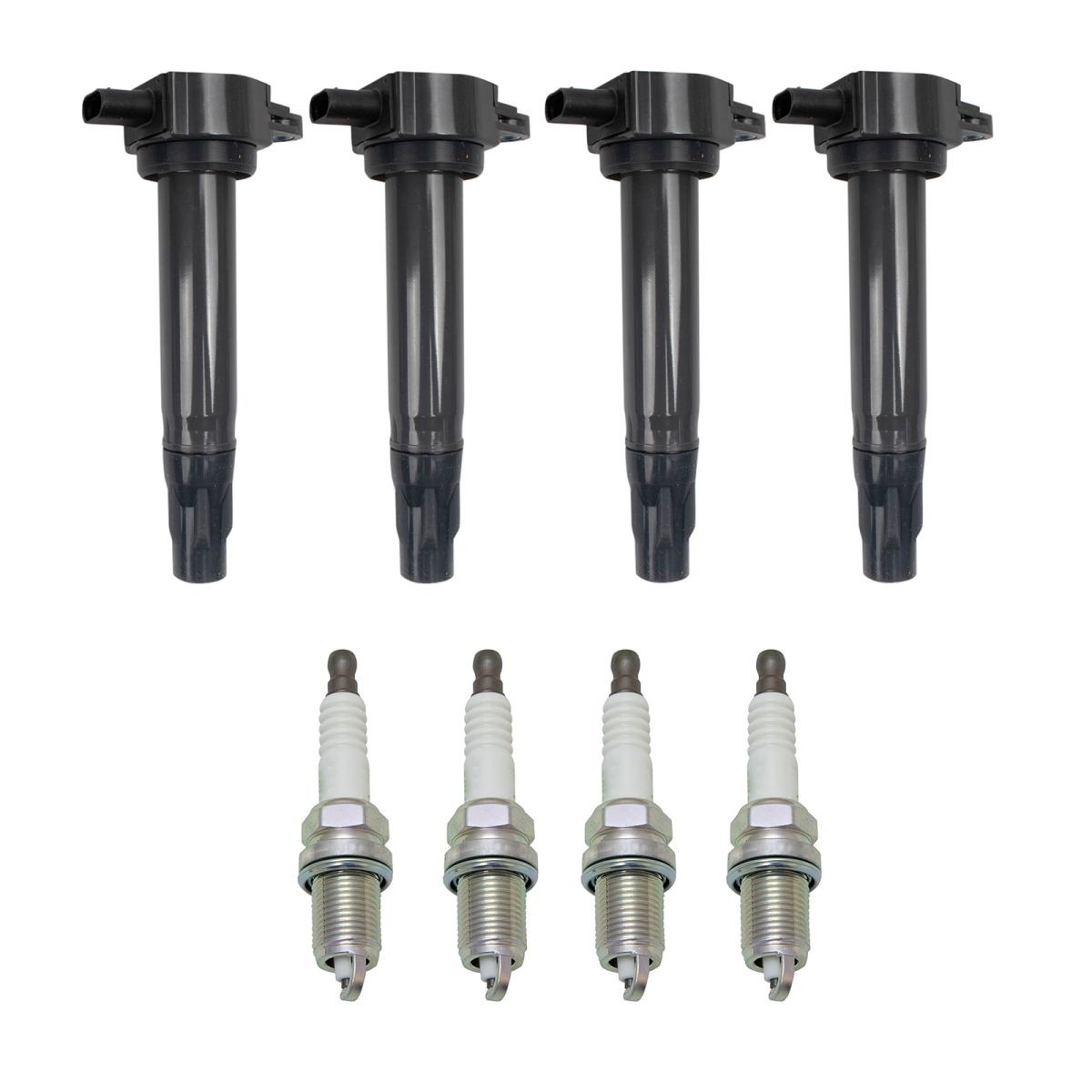Engine Ignition Coil  NGK Spark Plug Kit 8 Piece Set for Chrysler Dodge Jeep