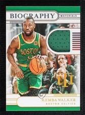 2019 Panini National Treasures Biography Materials Prime 1/10 Kemba Walker 7zf