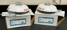 Lot of 2 System Sensor SCWL White Ceiling Strobes