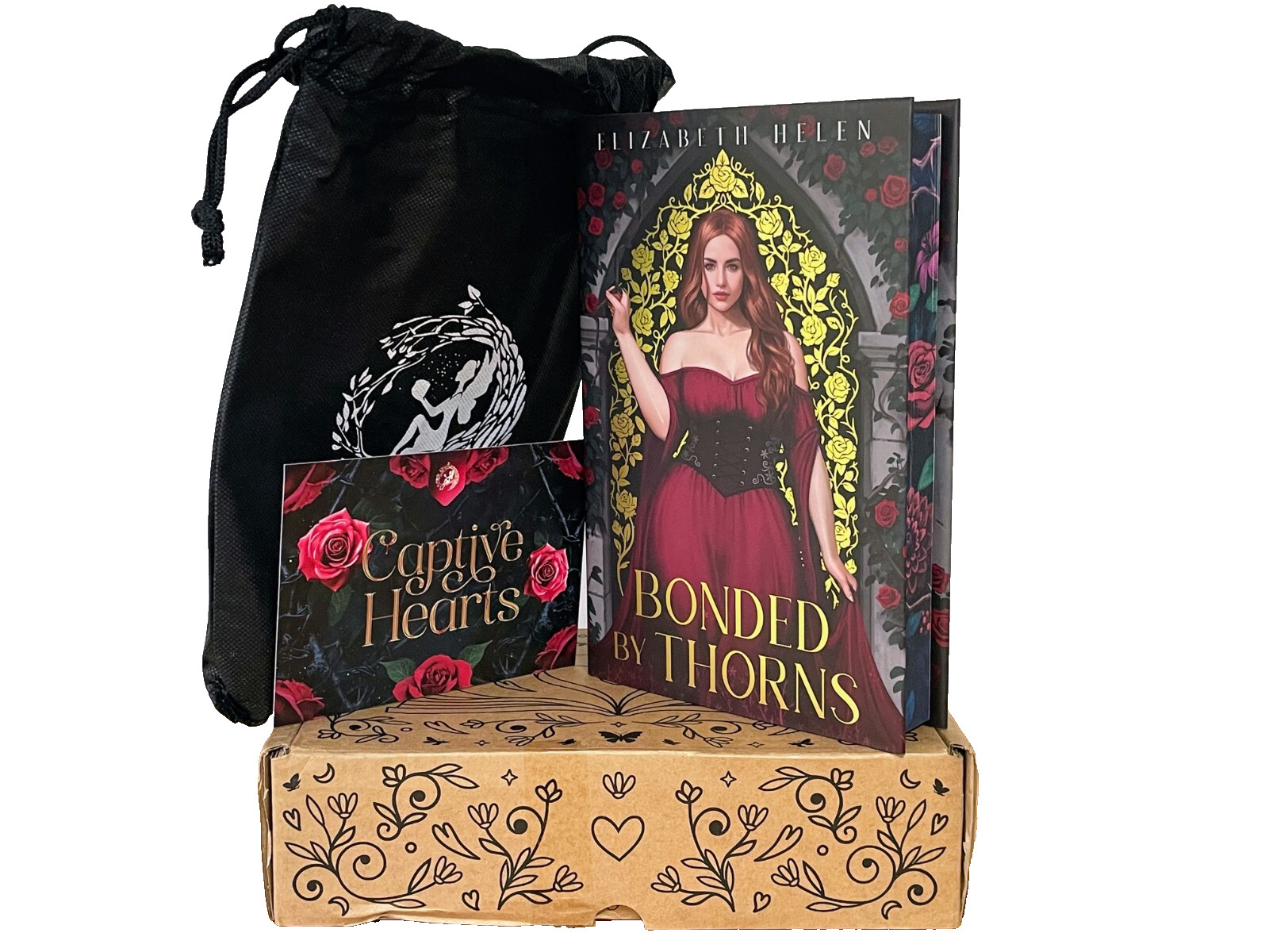 BONDED BY THORNS - SIGNED FairyLoot Exclusive Edition - Elizabeth Helen - NEW