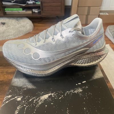 MINTED NY x SAUCONY ENDORPHIN PRO 5 Silver Men's Low Top Lace Up Running Sneaker