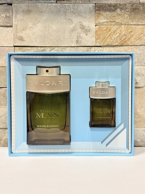 BVLGARI MAN WOOD ESSENCE 3.4 oz + 15 ML  EDP Eau De Parfum Spray SET