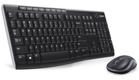 Logitech Funk-Tastatur- Und Maus-Set MK270 Schwarz
