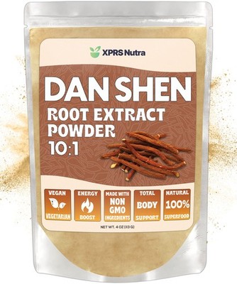 XPRS Nutra Dan Shen Root Extract Powder 10:1- Premium 4 Ounce (Pack of 1) 