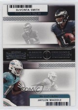 2021 Panini Contenders Round Numbers DeVonta Smith Jaylen Waddle #RN-DSM 1g64