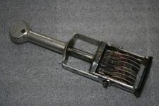 Alter Stempel Paginierstempel,  "Justrite", verstellbar mit Buchstaben u. Zahlen