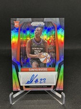 2025 Panini Prizm WNBA Saniya Rivers Silver Prizm Auto #RC Connecticut Sun