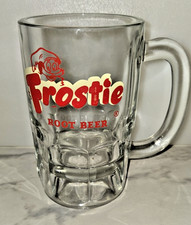 Vintage 1960's Frostie Root Beer heavy Advertising 12oz   5 1/2"