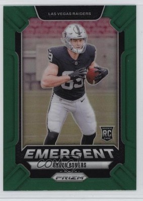 2024 Panini Prizm Emergent Green Prizm Brock Bowers #8 2s2