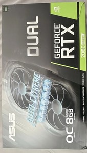 【ジャンク／動作未確認】ASUS RTX 2060 SUPER ブロワー ASUS、セミファンレス仕様の3連ファン搭載STRIX シリーズ RTX 2060