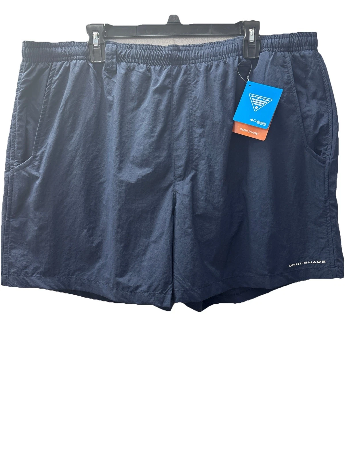 Columbia PFG Backcast IV Water Short Mens Bain Blue Size XXL INS 6