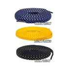 Two Tone Thin Flat Shoelaces KOBE KB 6 7 8  Black Yellow Orange Purple
