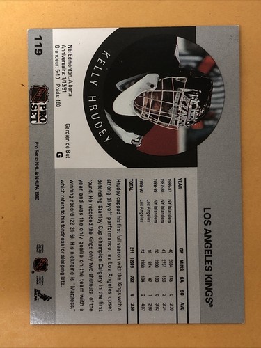 Kelly Hrudey Signed Los Angeles Kings Card - Picture 2 of 2