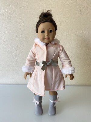 American Girl Doll Pretty Pink Coat COMPLETE SET 2012
