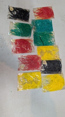 (11) Packages New Old Stock Veniard Ostrich Fly Tying Feathers