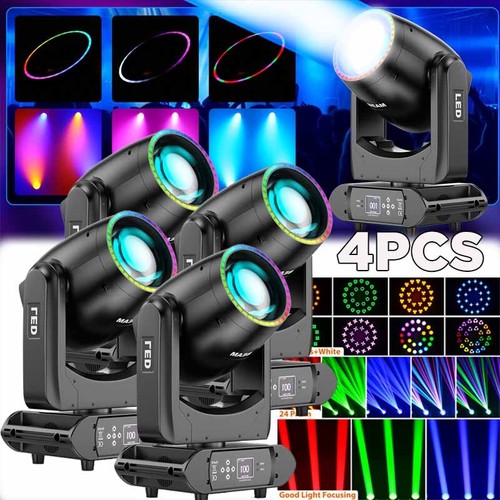 300W LED 24Prism Beam Moving Head Stage Light Gobo Spot Lighting DJ Disco DMX US - Picture 20 of 24