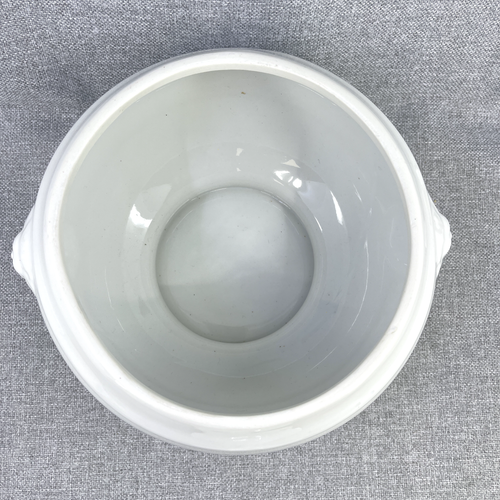 lion head soup tureen 2 quart capacity m g l'articles 9" x 8 1/2" - Picture 6 of 11