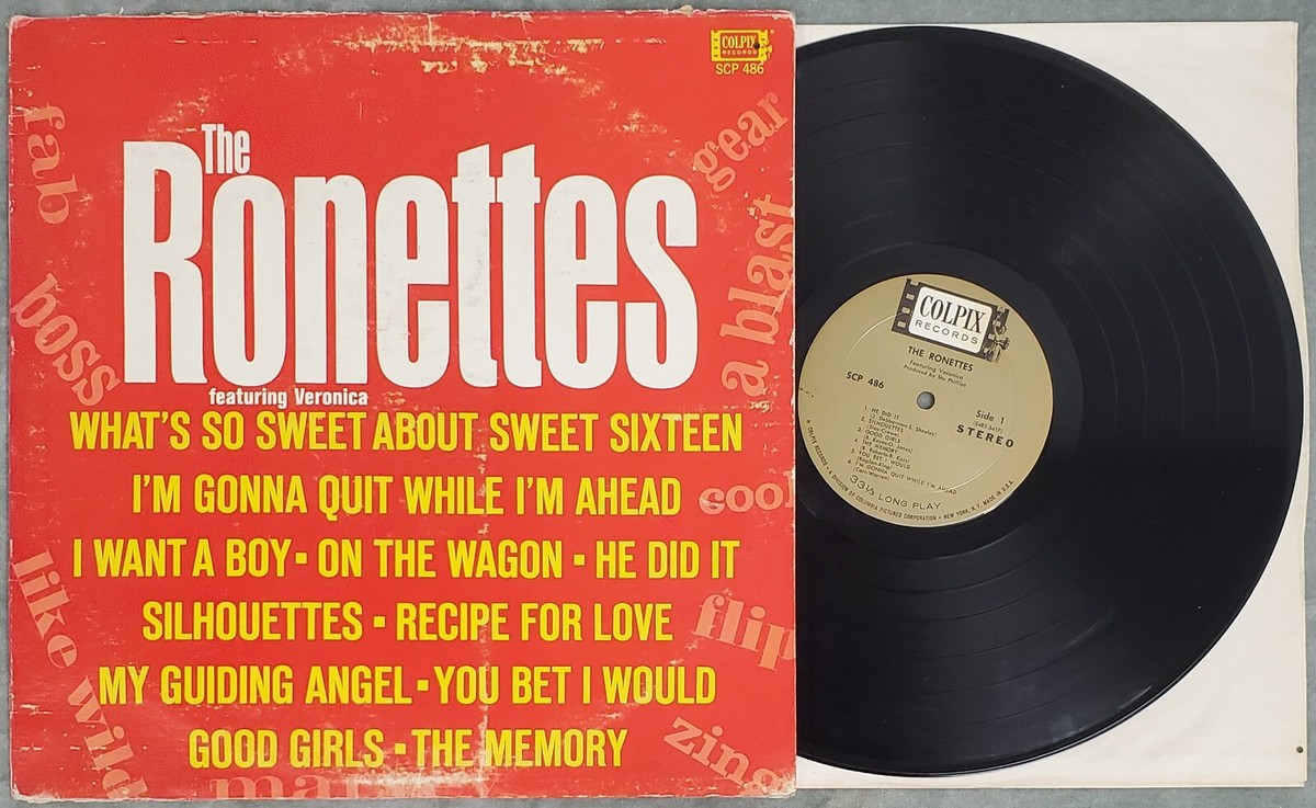 THE RONETTES with Veronica 1965 LP Colpix SCP-486, ORIGINAL STEREO