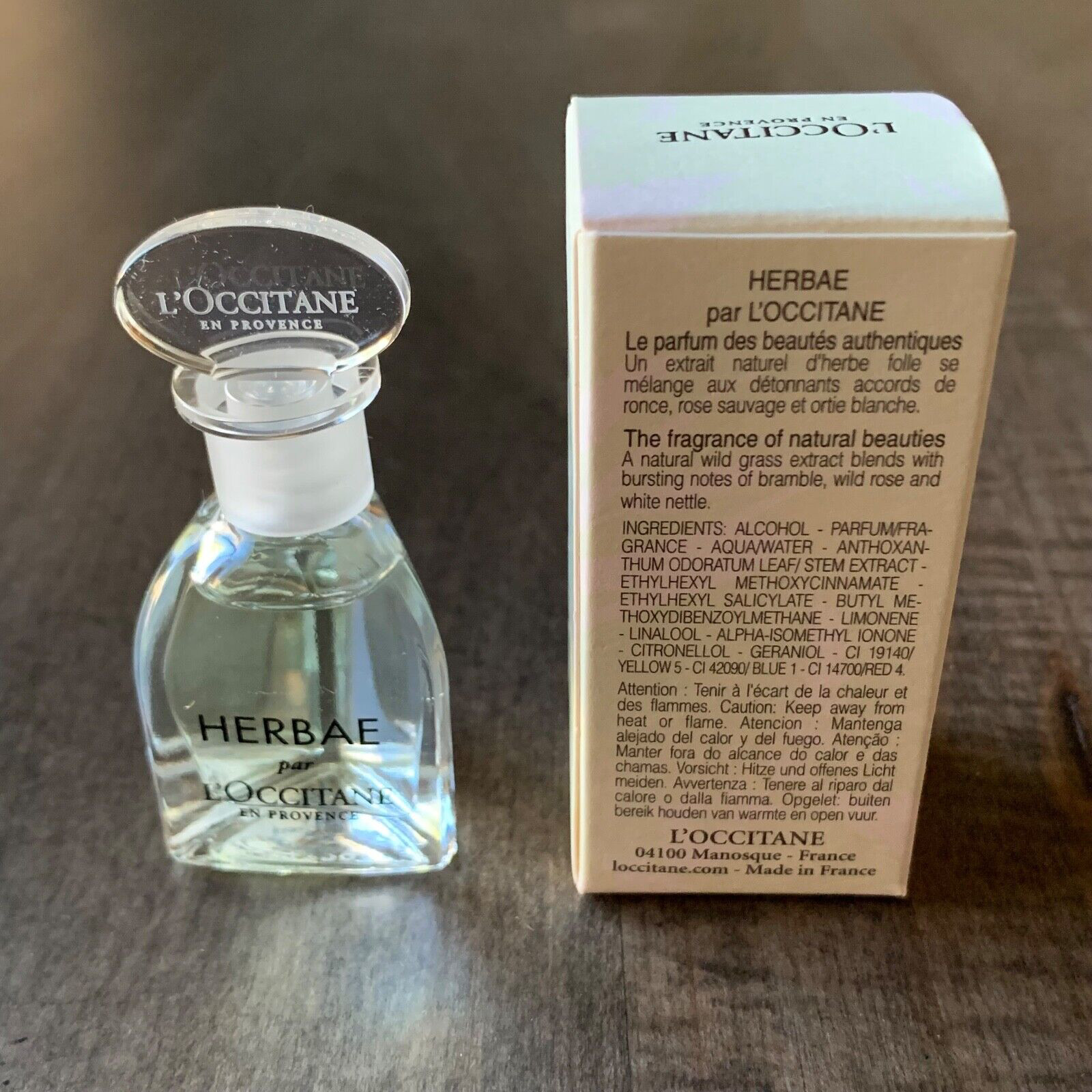 L'Occitane En Provence Herbae AND Herbae L'eau Mini EDT Perfume
