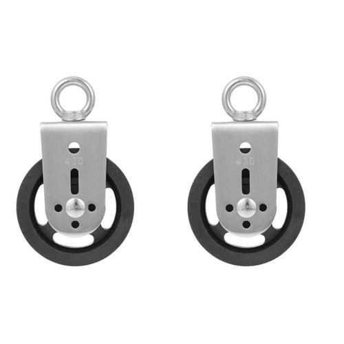 Set of 2 Strength Training Accessory Cable Replacement Pulley Wheel