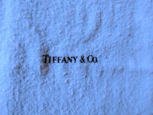 3 Blue Silver Bag Black Starr Gorham Fifth Avenue New York Tiffany Frost - Picture 5 of 8