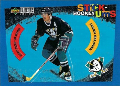 1997 Upper Deck Collector's Choice Stick-Ums Teemu Selanne