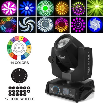 230W 7R Zoom Moving Head Beam Bühnenbeleuchtung DMX Lichteffekt 16 Prism Strobe