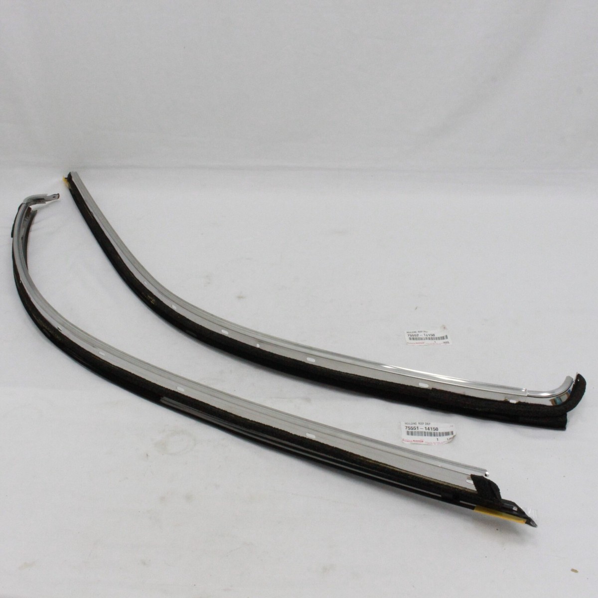 Genuine Toyota Roof Drip Side Finish Molding 75551-14150 75552