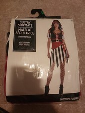 Sultry Shipmate Costume Halloween Fancy Dress Pirate Sexy Medium(6-8)