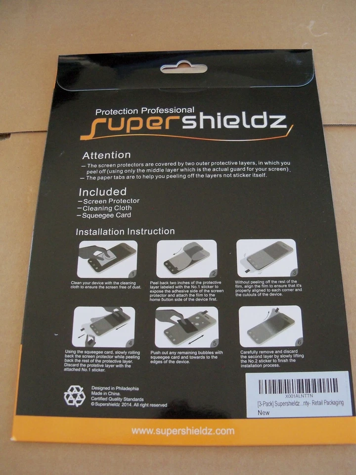 3 Pack Supershieldz HD Clear Screen Protector for Samsung Galaxy Tab E Nook 9.6" - Image 2 of 3